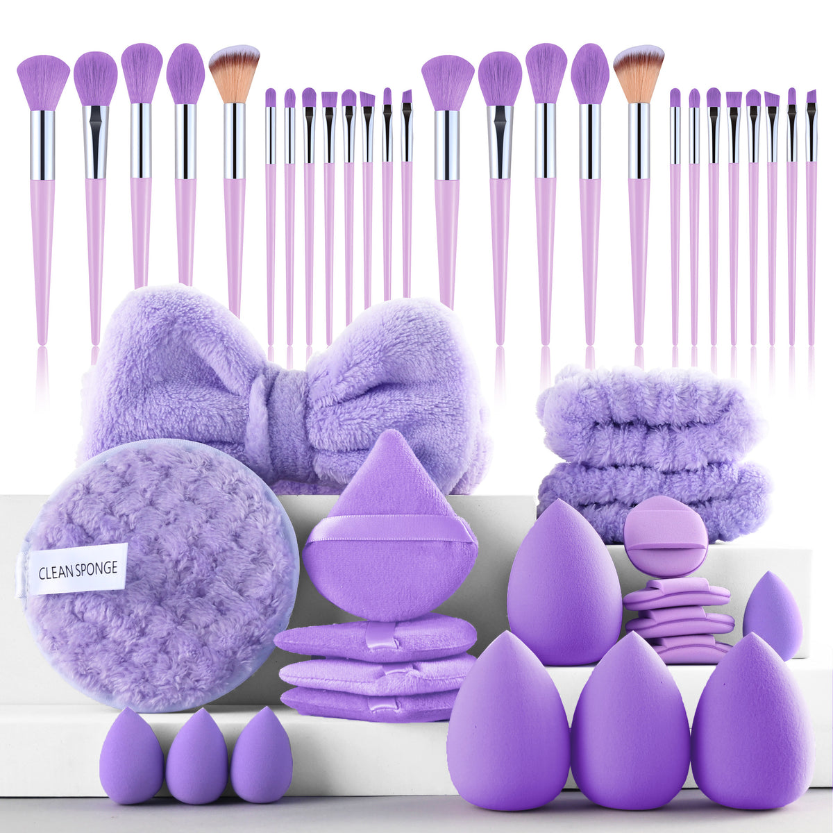 A complete set of 46 brushes