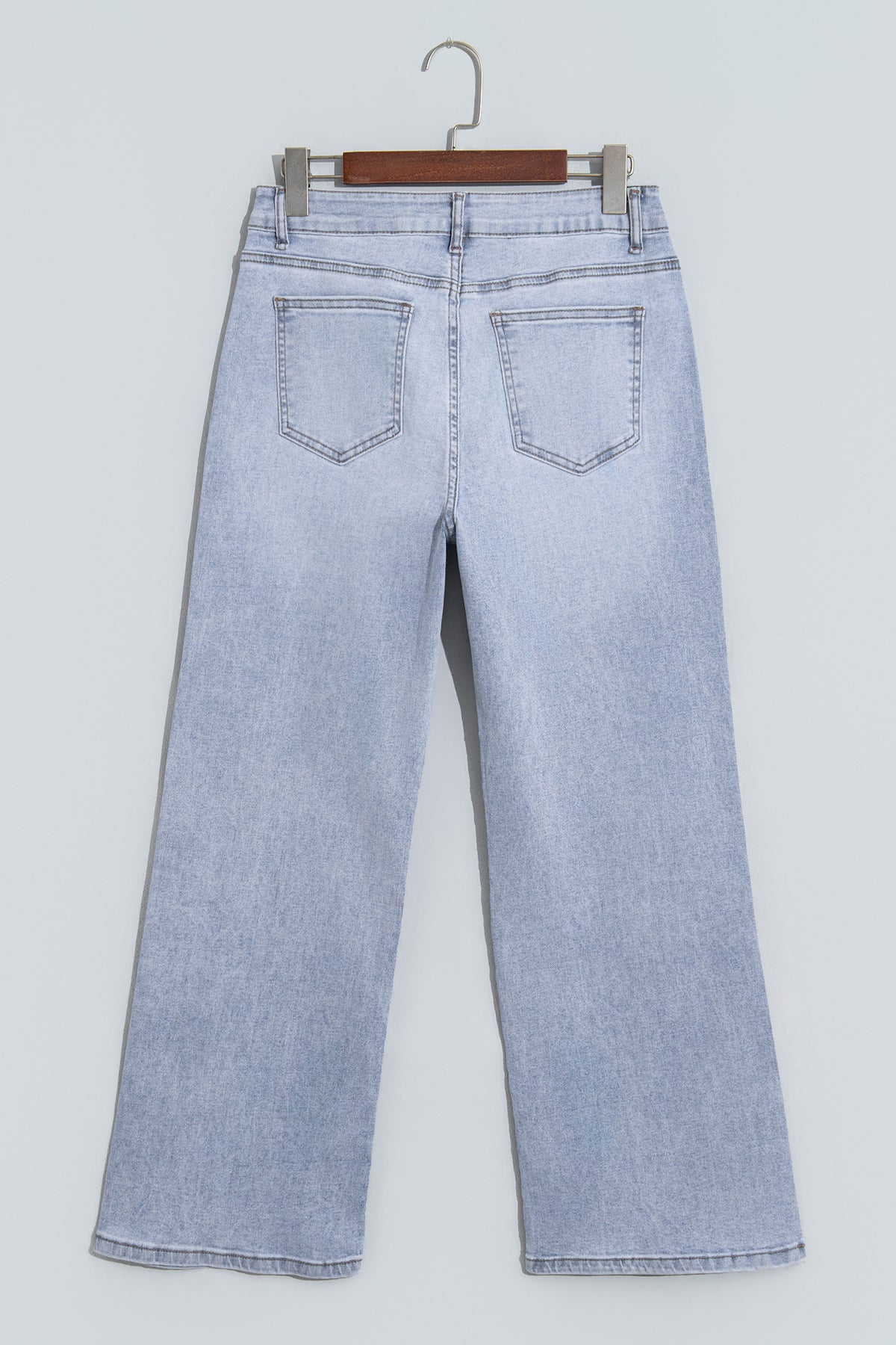 Beau Blue Sparkle Detail Western Casual Shift Jeans
