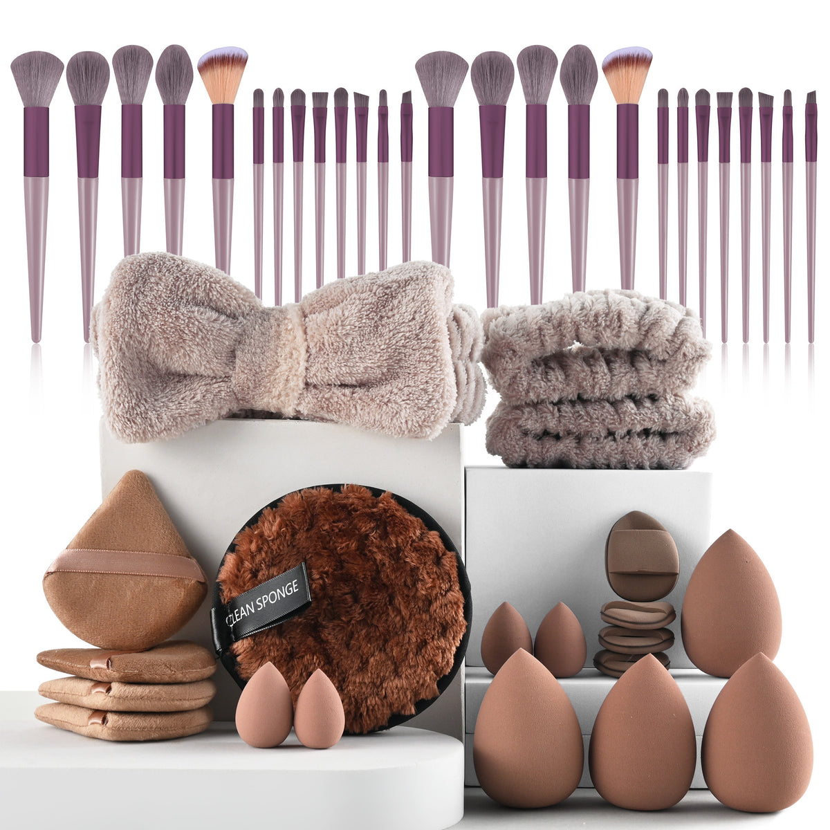A complete set of 46 brushes